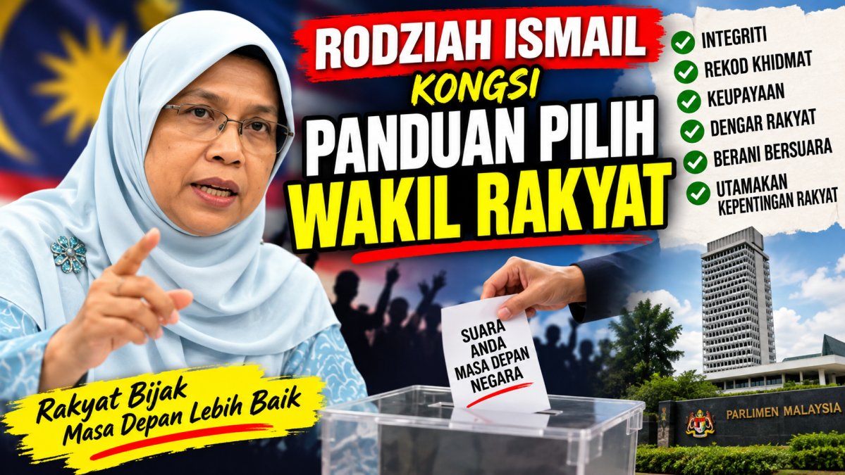 Rodziah Ismail Kongsi Panduan Pilih Wakil Rakyat