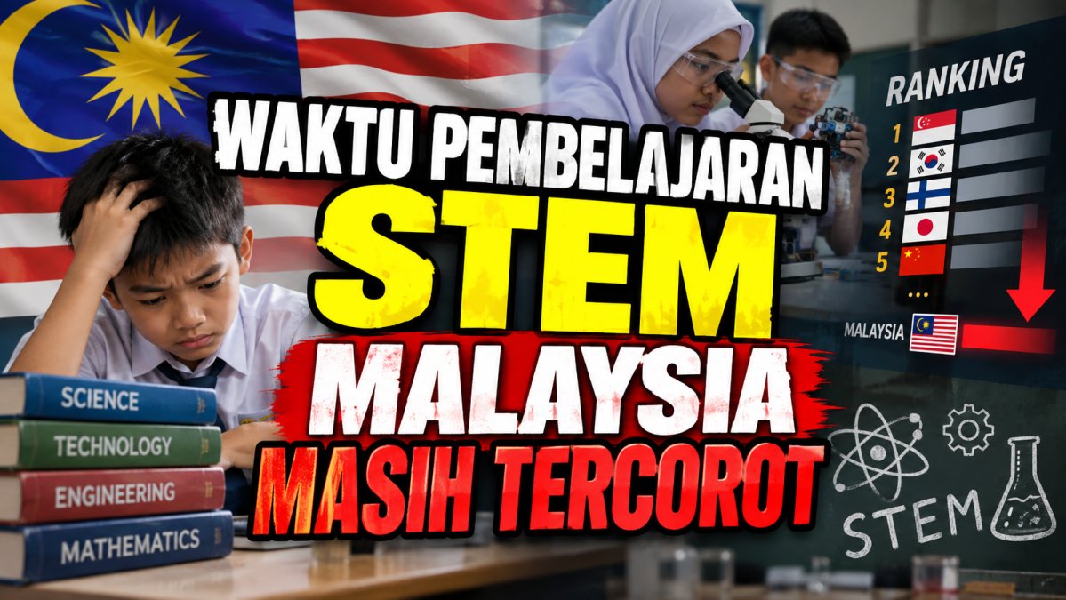 Waktu Pembelajaran STEM Malaysia Masih Tercorot