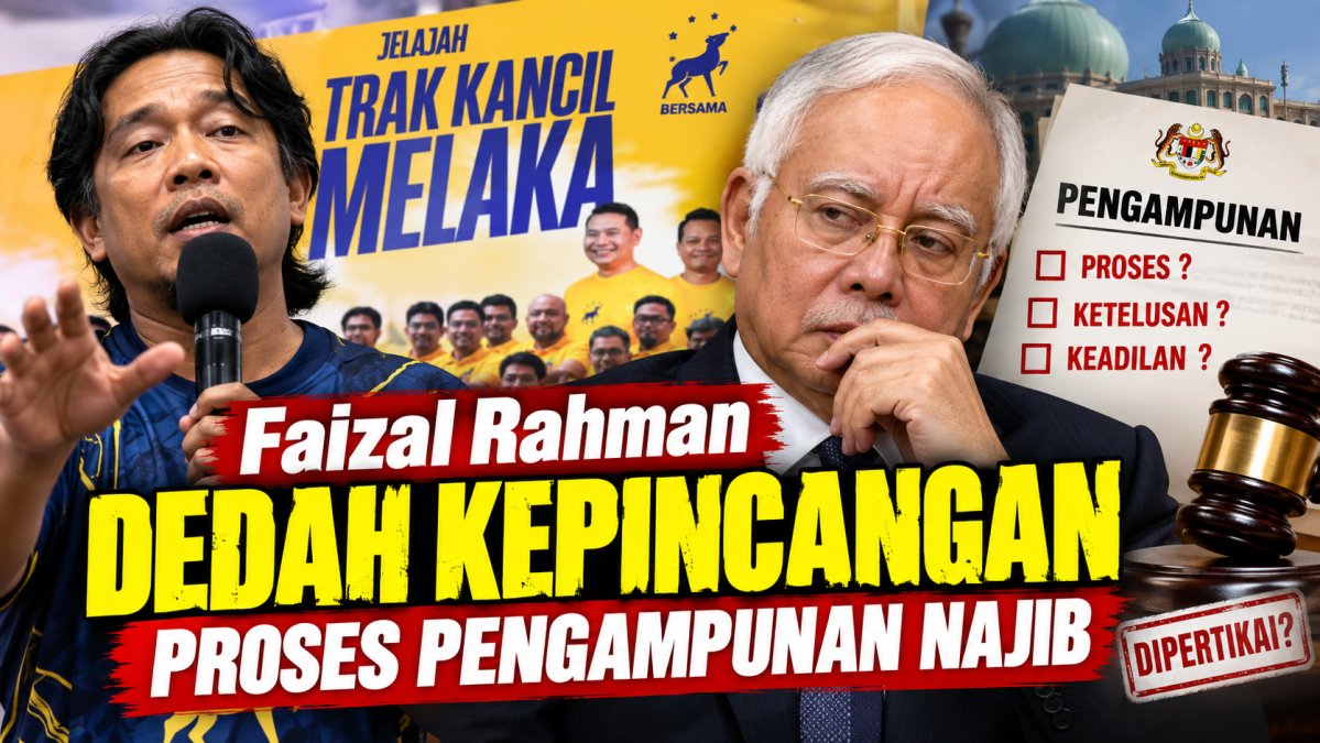 Faizal Rahman Dedah Kepincangan Proses Pengampunan Najib