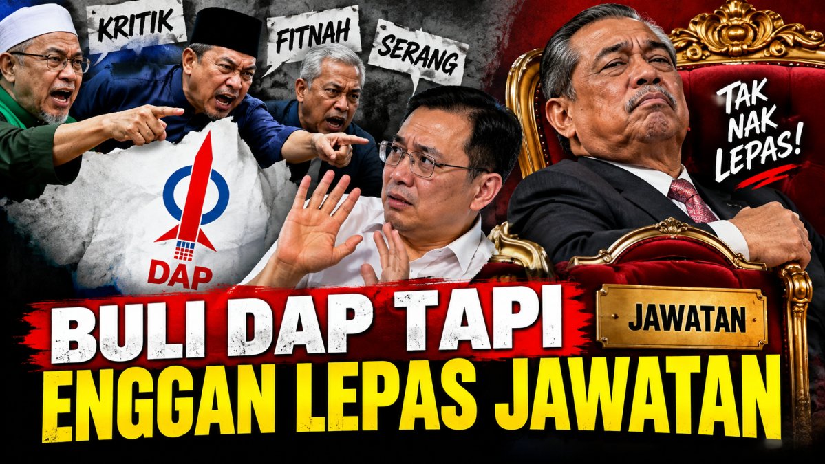 Buli DAP Tapi Enggan Lepas Jawatan