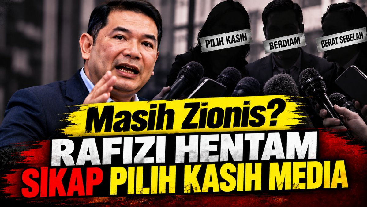 Masih Zionis? Rafizi Hentam Sikap Pilih Kasih Media