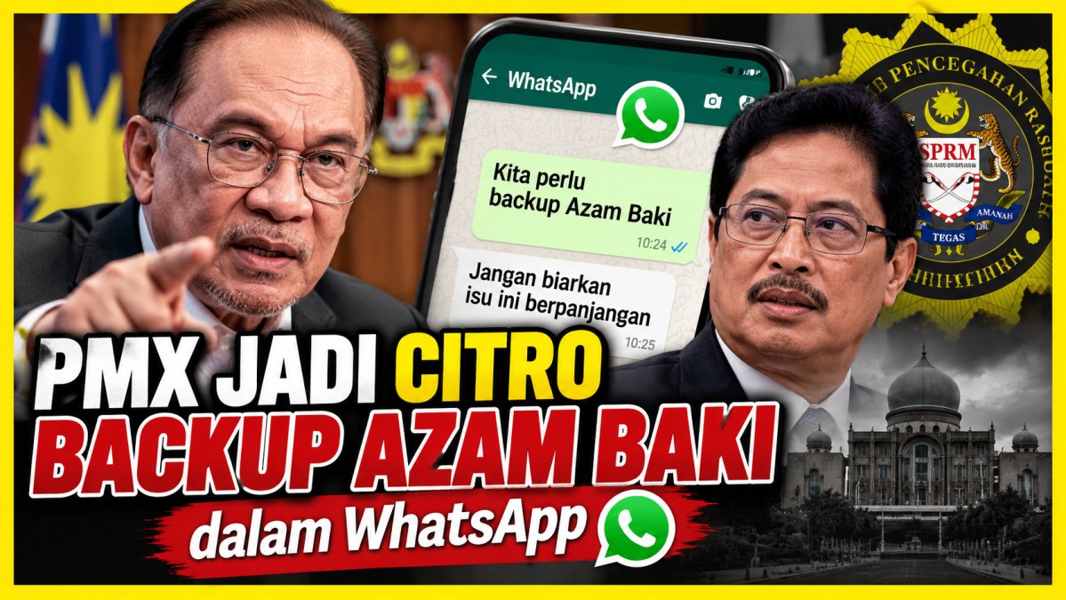 PMX Jadi Citro Backup Azam Baki dalam WhatsApp
