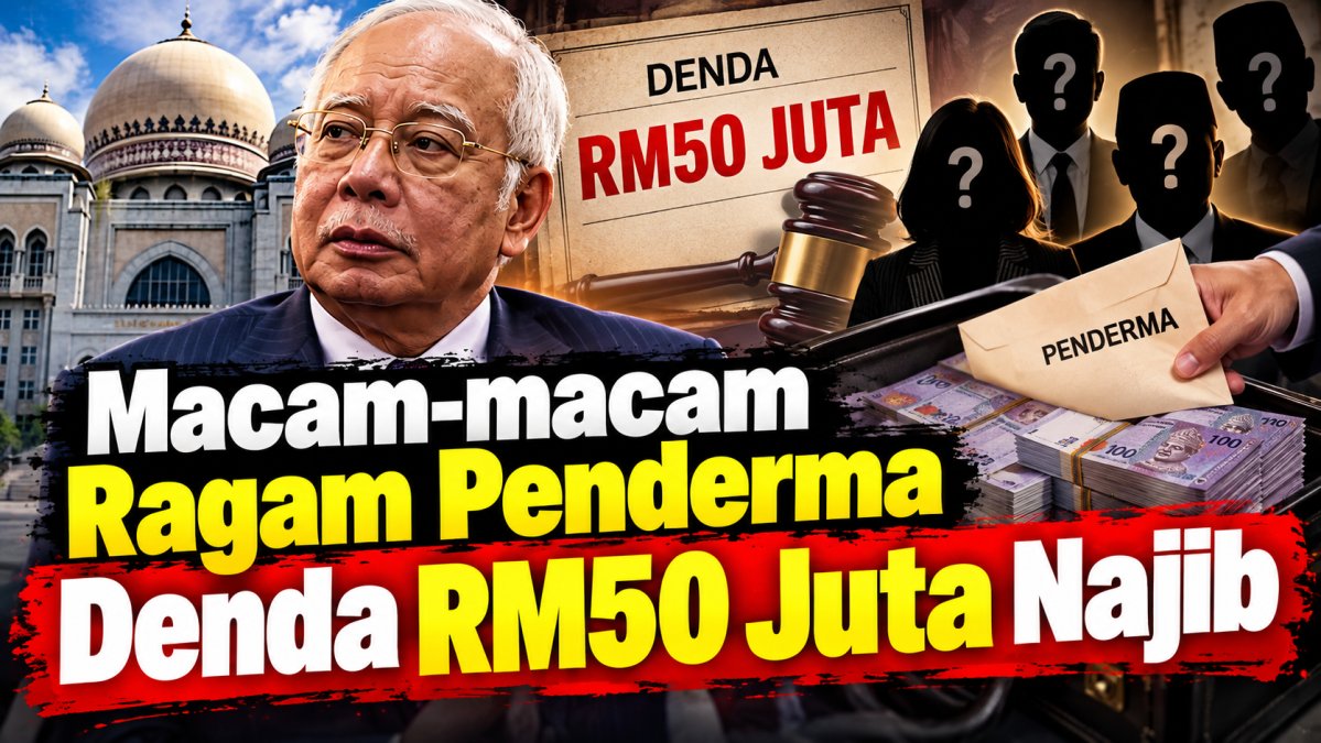 Macam-macam Ragam Penderma Denda RM50 Juta Najib