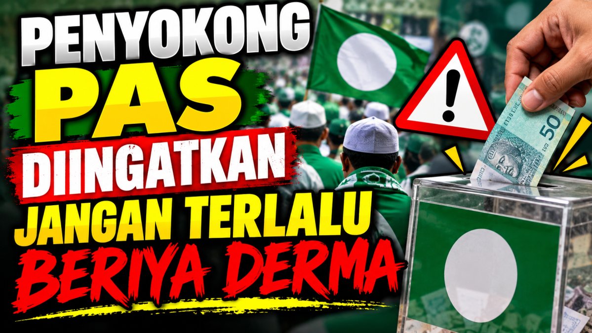 Penyokong PAS Diingatkan Jangan Terlalu Beriya Derma