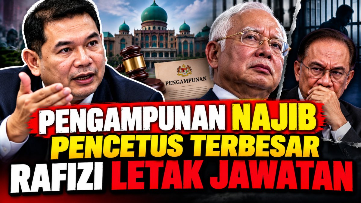 Pengampunan Najib Pencetus Terbesar Rafizi Letak Jawatan