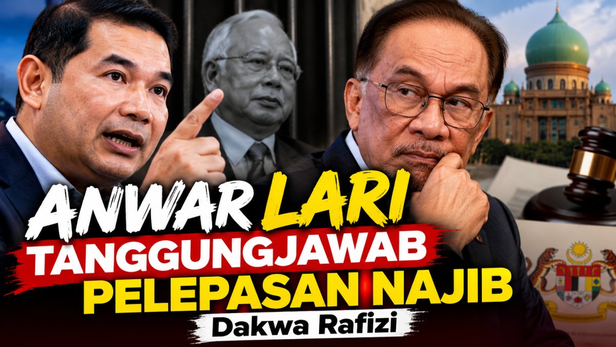 Anwar Lari Tanggungjawab Pelepasan Najib, Dakwa Rafizi