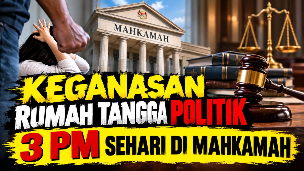 Keganasan Rumah Tangga Politik: 3 PM Sehari di Mahkamah