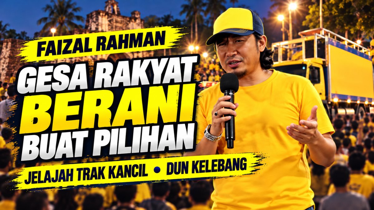 Faizal Rahman Gesa Rakyat Berani Buat Pilihan