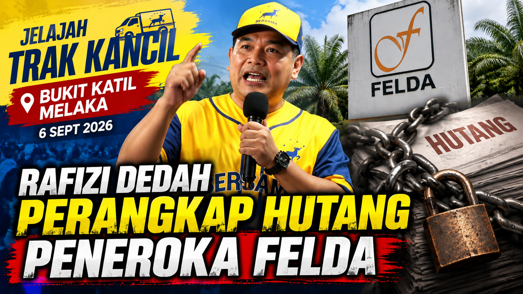 Rafizi Dedah Perangkap Hutang Peneroka FELDA